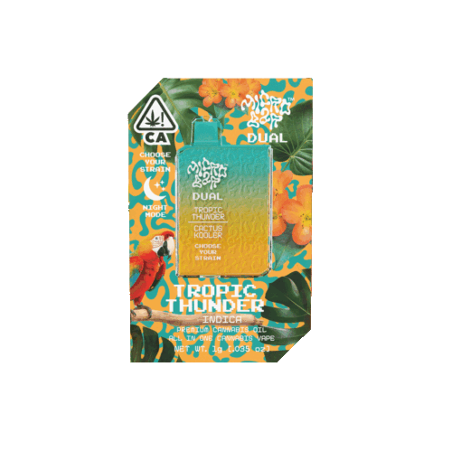 Tropic Thunder (Indica) / Cactus Kooler (Sativa) - 1g DUAL AIO